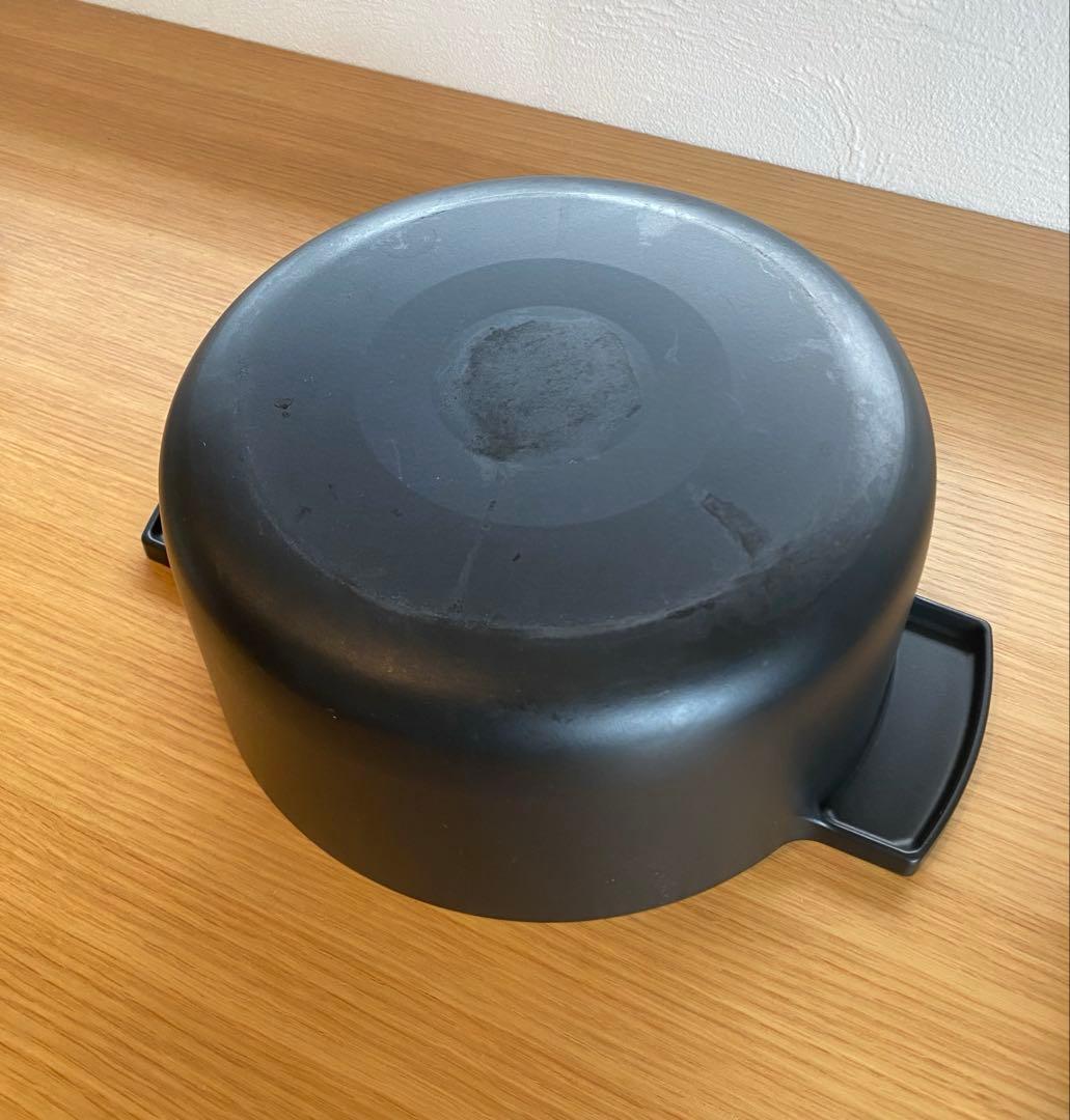 リンナイ Leggiero レジェロ　 黒 22センチ　無水調理鍋