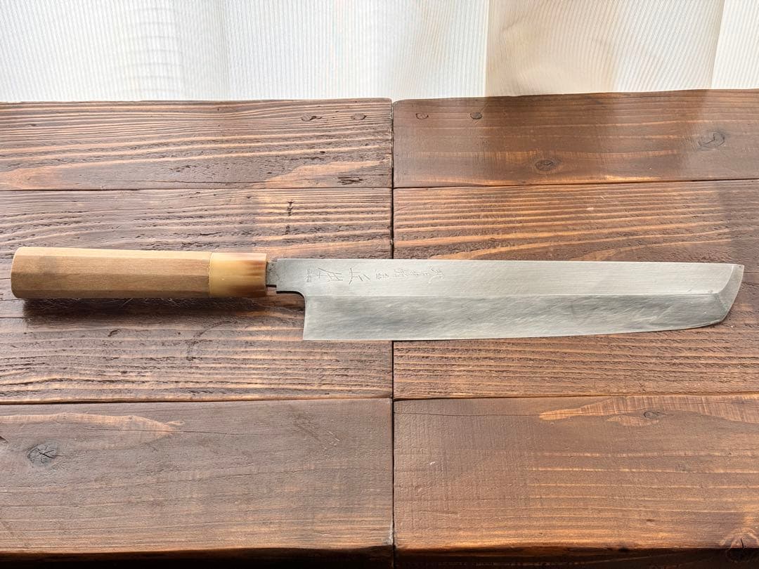 週末限定セール！正本総本店　純日本鋼　本焼鱧骨切包丁　九寸五分　中古美品