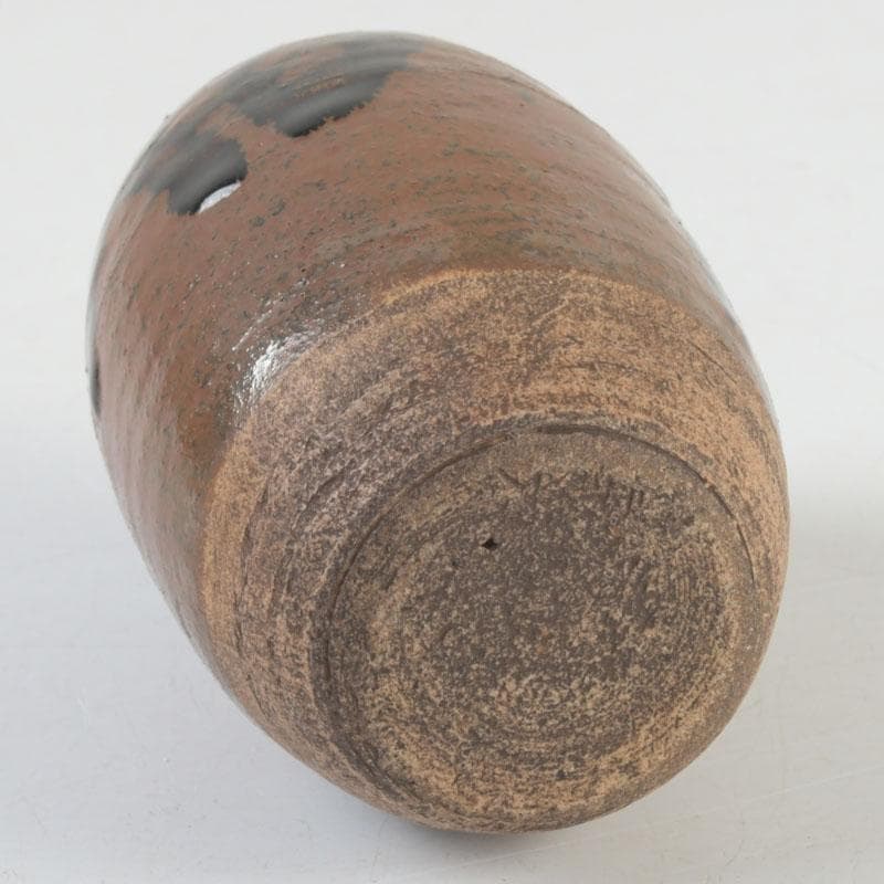 茶道具 瀬戸焼 古瀬戸 茶入 銘八千代 仕覆二点 即中斎極め箱 D 9443