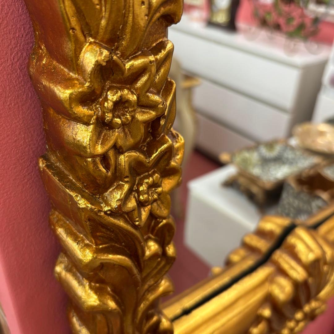 ロココミラー ゴールドミラー 姿ミラー 壁掛けミラー