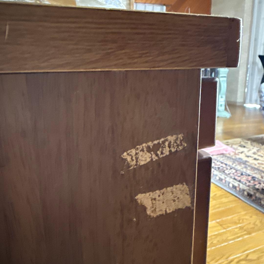 木製クラシックキャビネット幅127cm