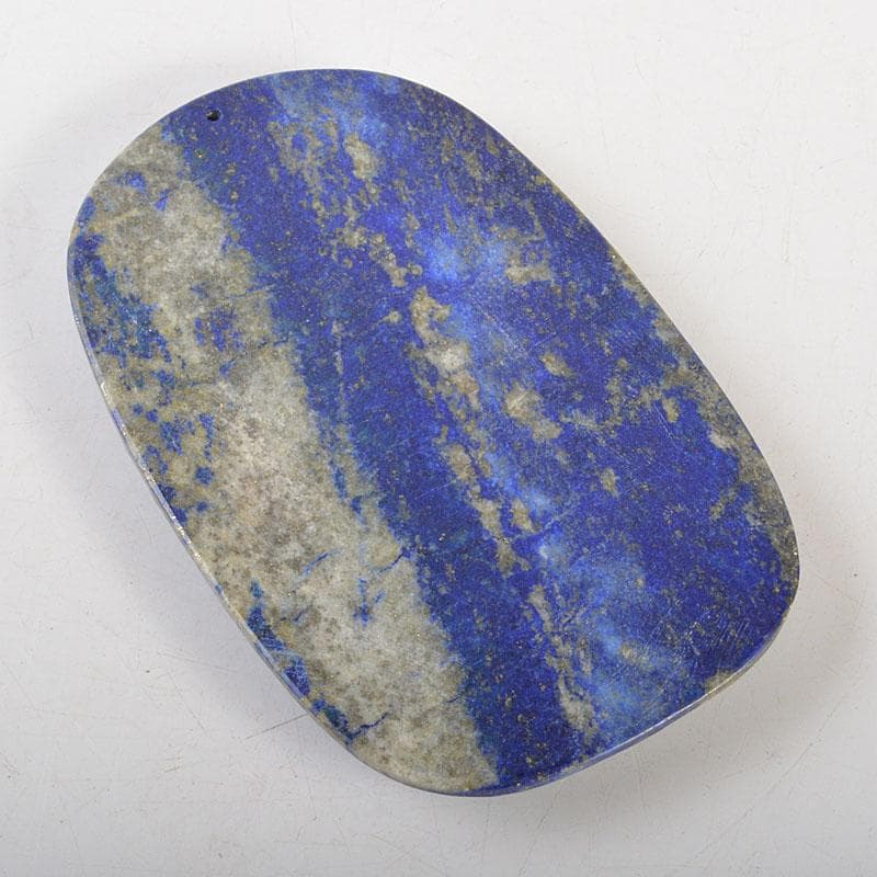 中国　玉石彫刻　ラピスラズリ　神獣彫　根付　玉器　紙鎮　時代箱　C　6816