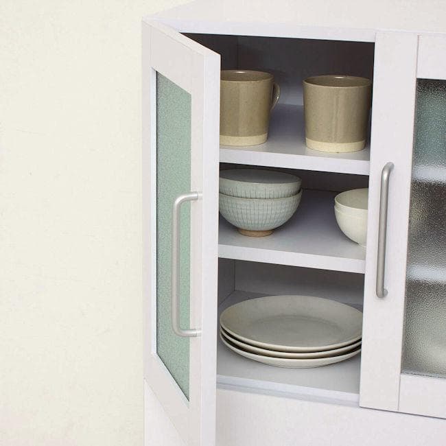 鏡面メラミン仕様 食器棚 幅60cm 高さ120cm カップボード（761）