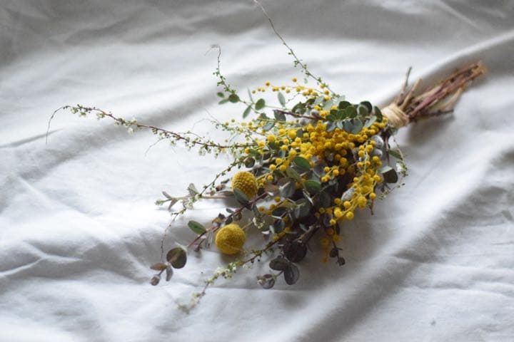 ◇ハーバリウム ＃160 ニゲラ咲く小さなお庭.:*:・ ＃160 ニゲラ咲く