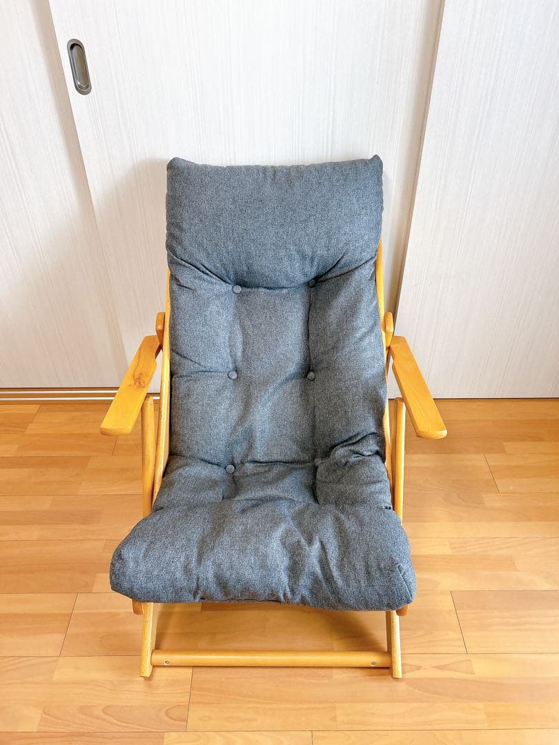 ニトリ　パーソナルチェア(アルシーGY）　1人掛けソファ