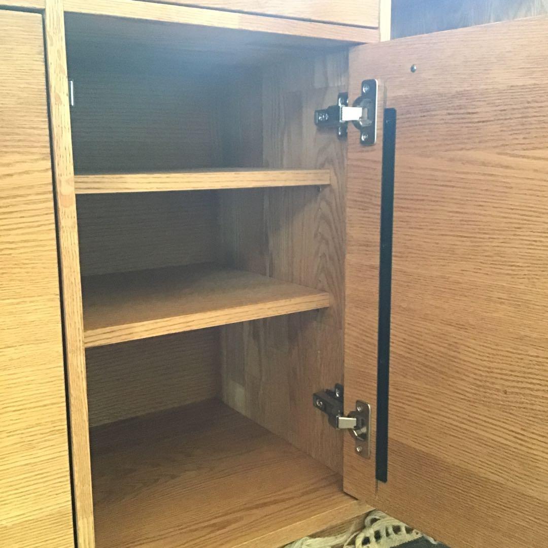 MOMO NATURAL 食器棚　キッチンボード　炊飯器引き出し式　カップボード