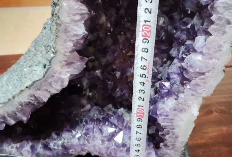 アメジスト ドーム　■置物 　15.6kg　高さ約50cm弱