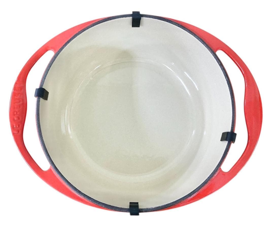 ★未使用★ル・クルーゼ センセーション ココットロンド 22cm チェリーレッド