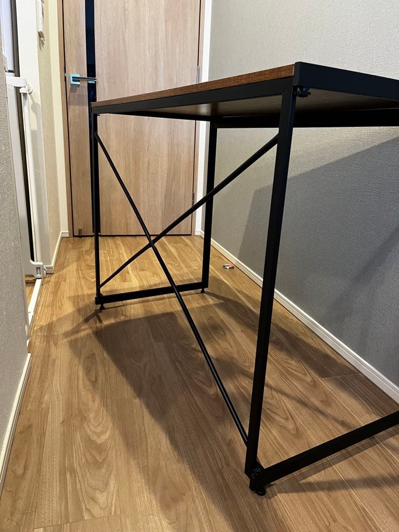 パソコンデスク/インダストリアル/木目調/男前家具