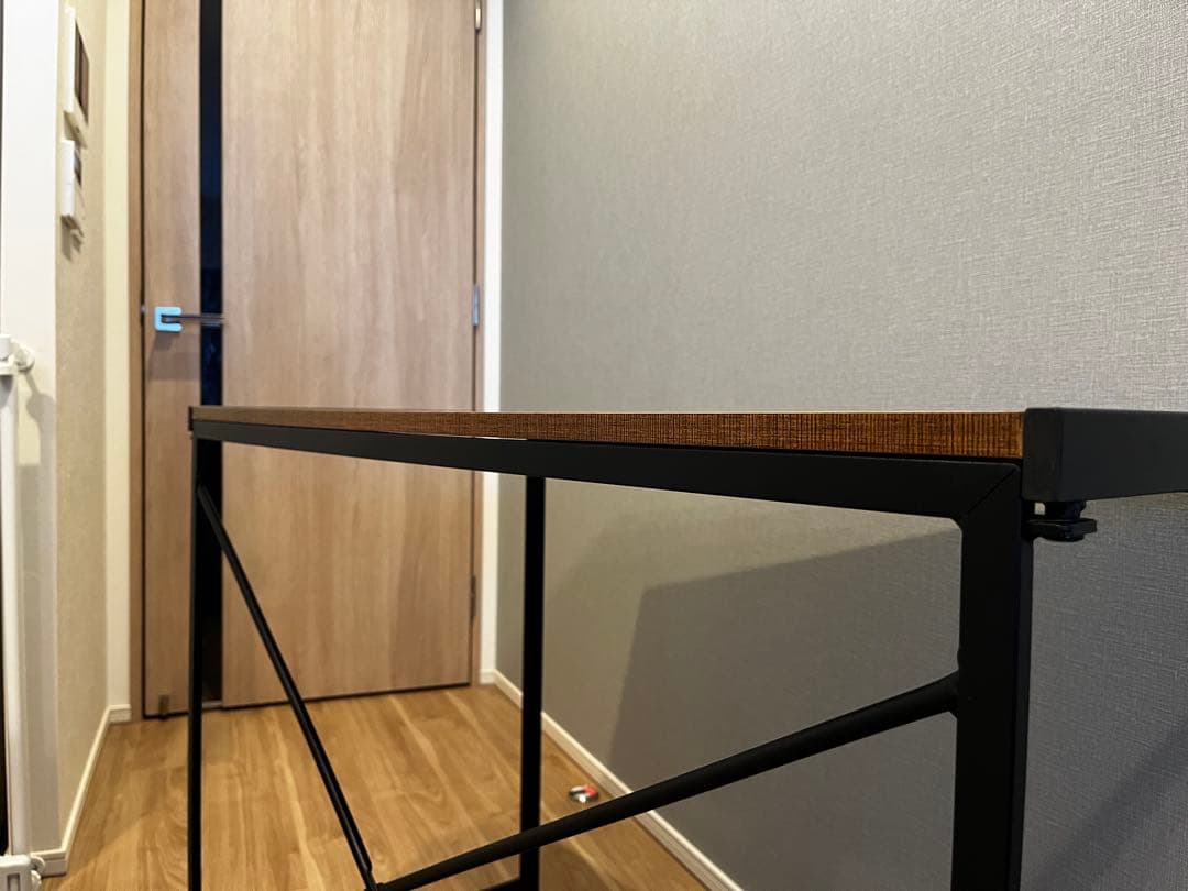 パソコンデスク/インダストリアル/木目調/男前家具