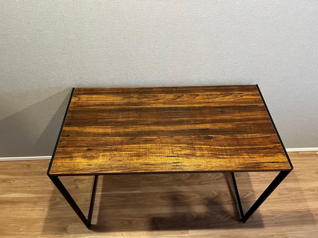 パソコンデスク/インダストリアル/木目調/男前家具