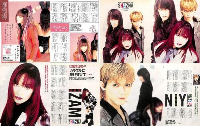 SHAZNA シャズナ 切り抜き 350P ほぼ欠けなし貴重インディーズ～