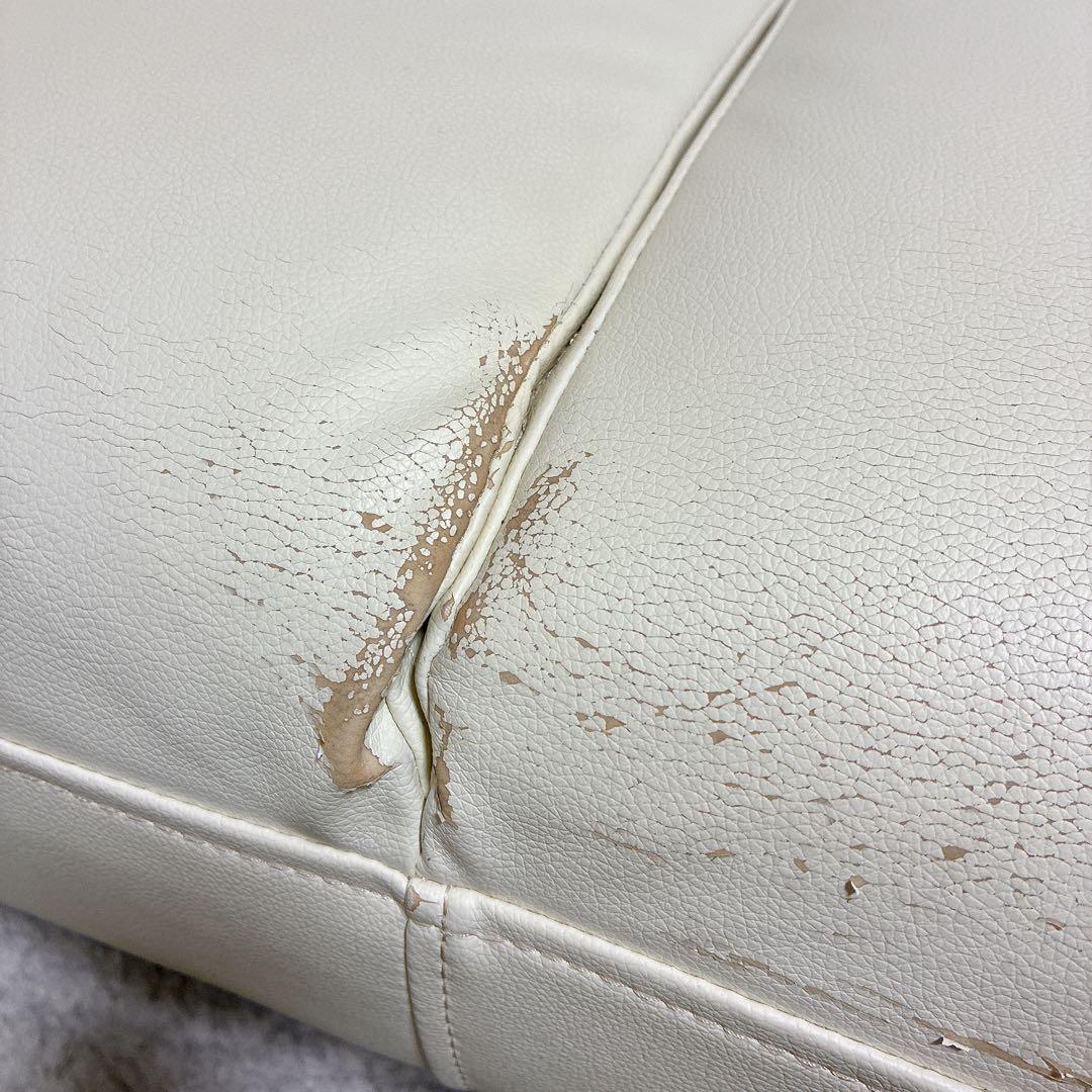 【3月発送】ニトリNシールド キャッツ 3人掛けソファ(アイボリー)