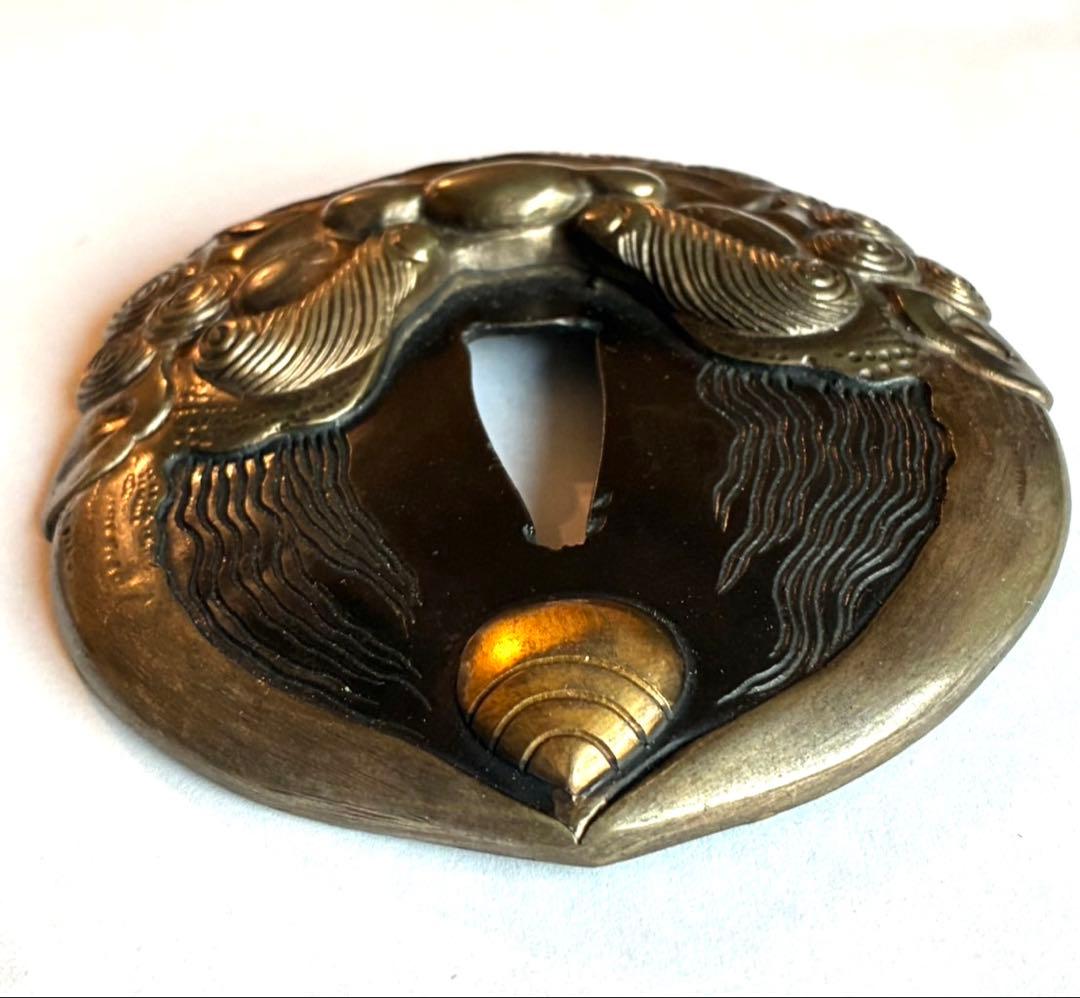 鍔　明珍勝見　紀宗長作