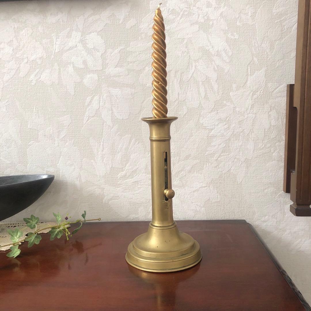 【2セット】真鍮キャンドルスタンド、キャンドルホルダー　アンティーク