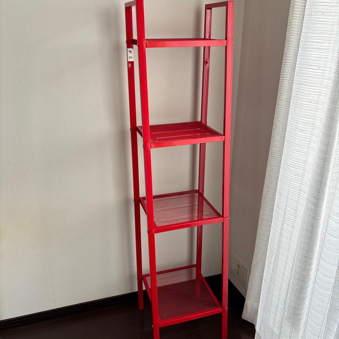 IKEA ☆ LERBERG シェルフユニット ☆ レッド - メルカリ