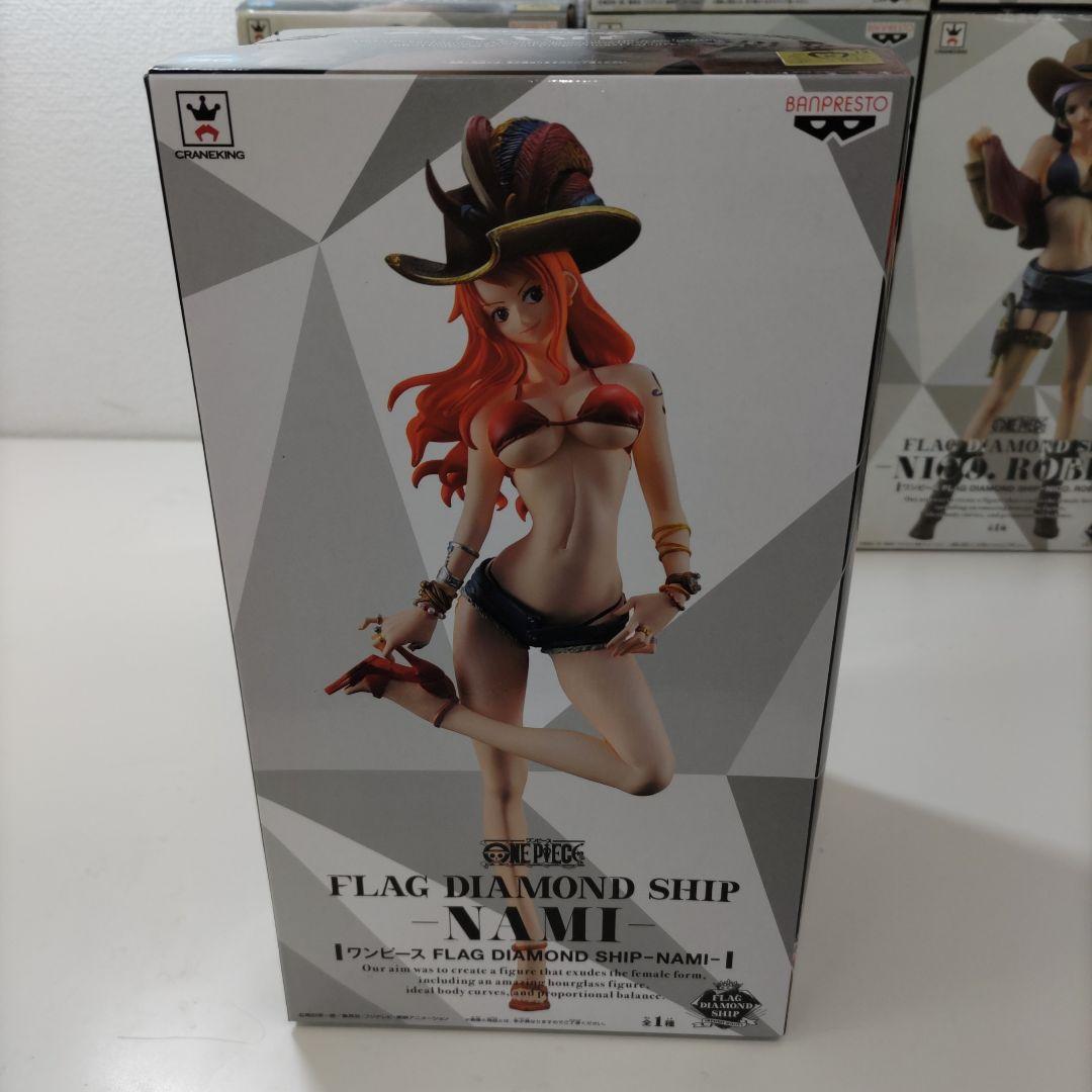 【は47】ワンピース FLAG DIAMOND SHIP フィギュア 6体セット