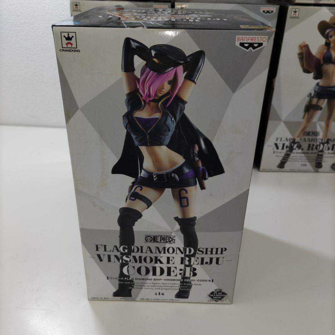 【は47】ワンピース FLAG DIAMOND SHIP フィギュア 6体セット