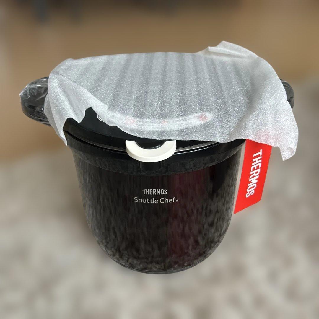 【新品未使用】サーモス 真空保温調理器シャトルシェフ 3.0L クリアステンレス