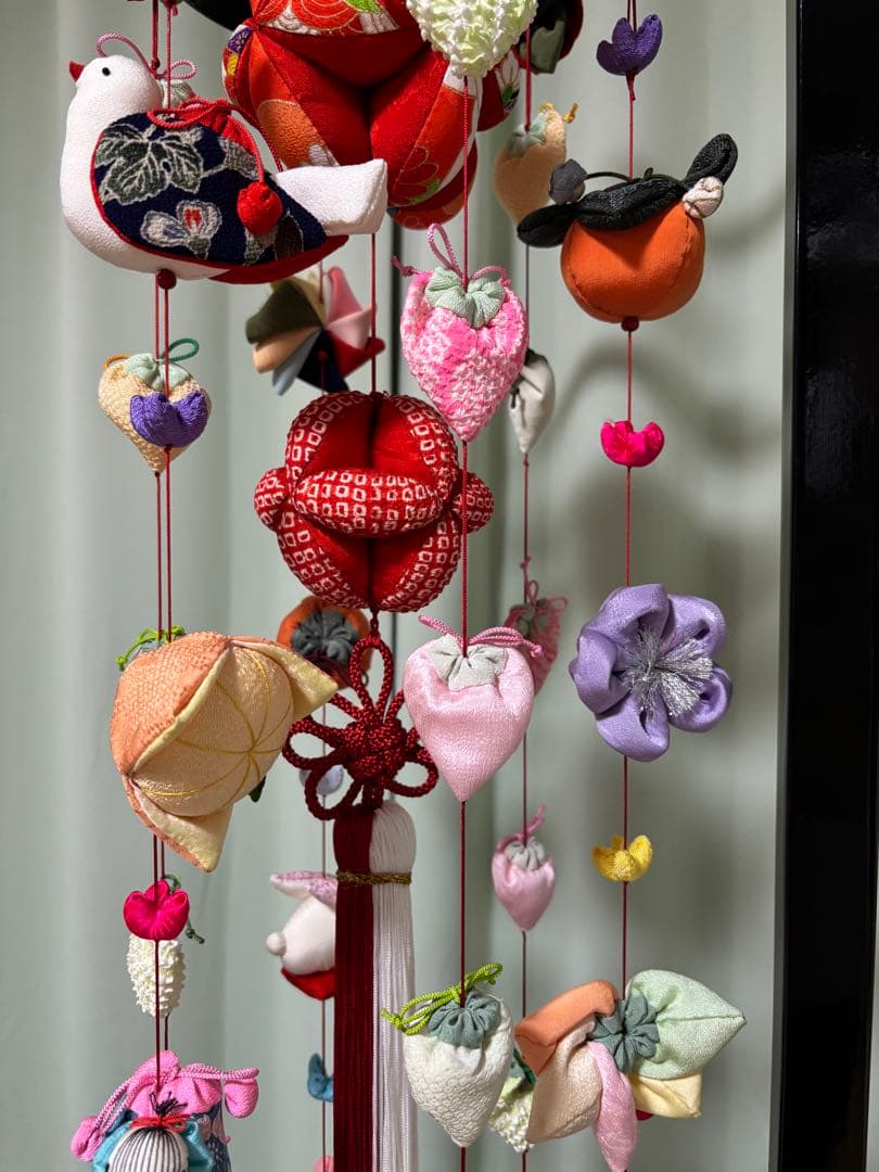 吊るし飾り✾吊るし雛✾ハンドメイド✾桃の節句✾着物リメイク✾正絹