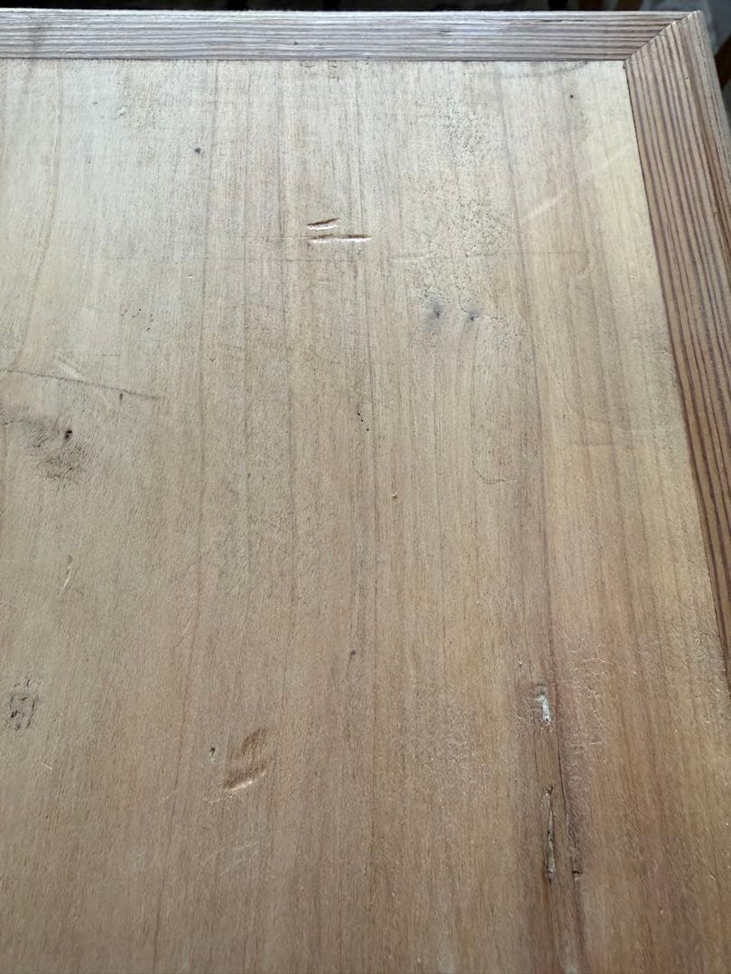 ビンテージ ドロワーサイドテーブル ドロワーベッドサイドテーブル　剥離