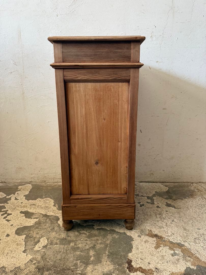 ビンテージ ドロワーサイドテーブル ドロワーベッドサイドテーブル　剥離