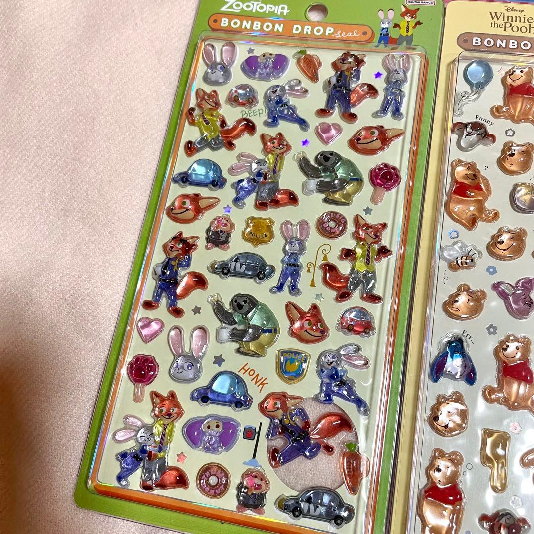 正規品】ボンボンドロップシール ハローキティ はぴだんぶい プー