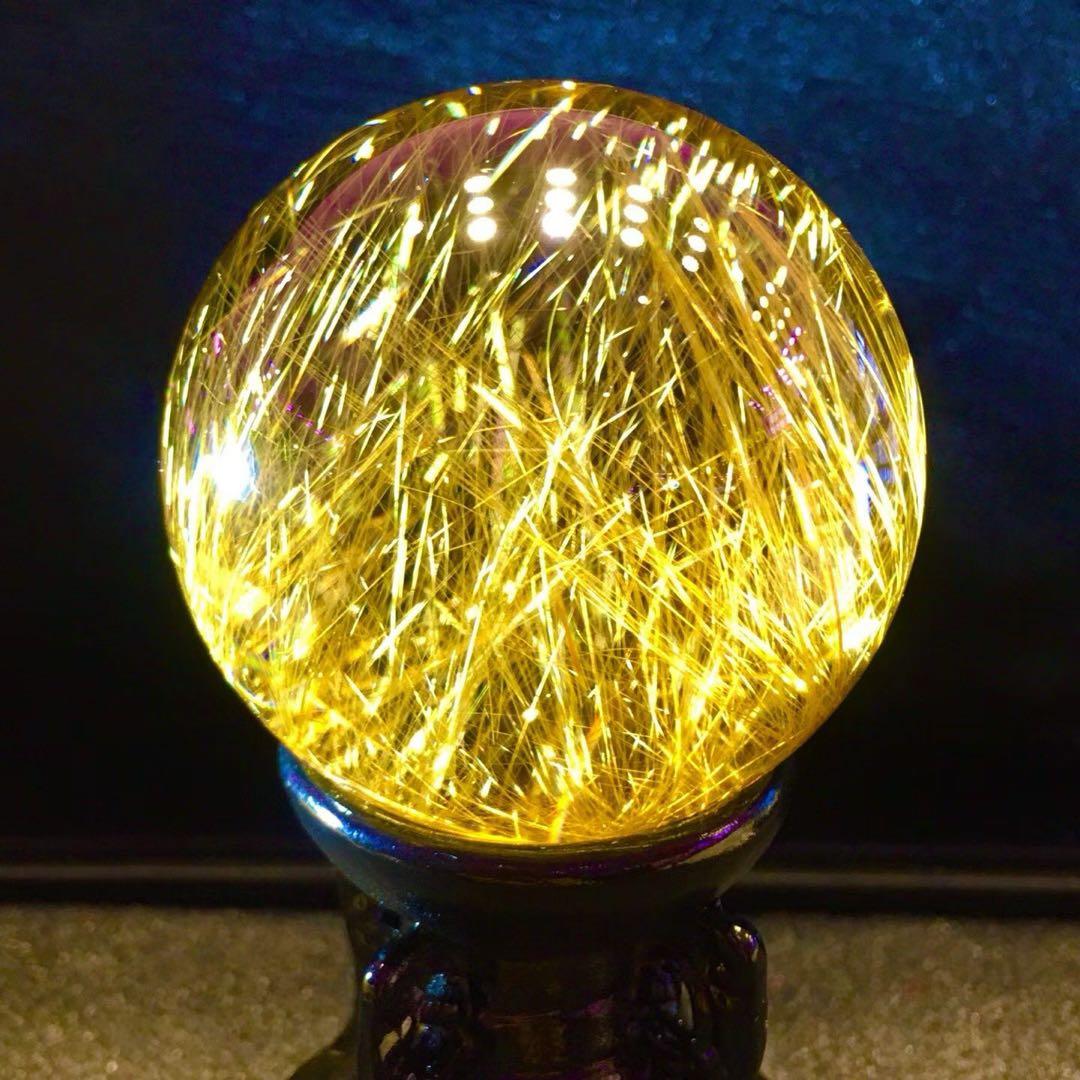 ⭐︎【極上品】タイチンクオーツ 置物 49.6mm 170.2g