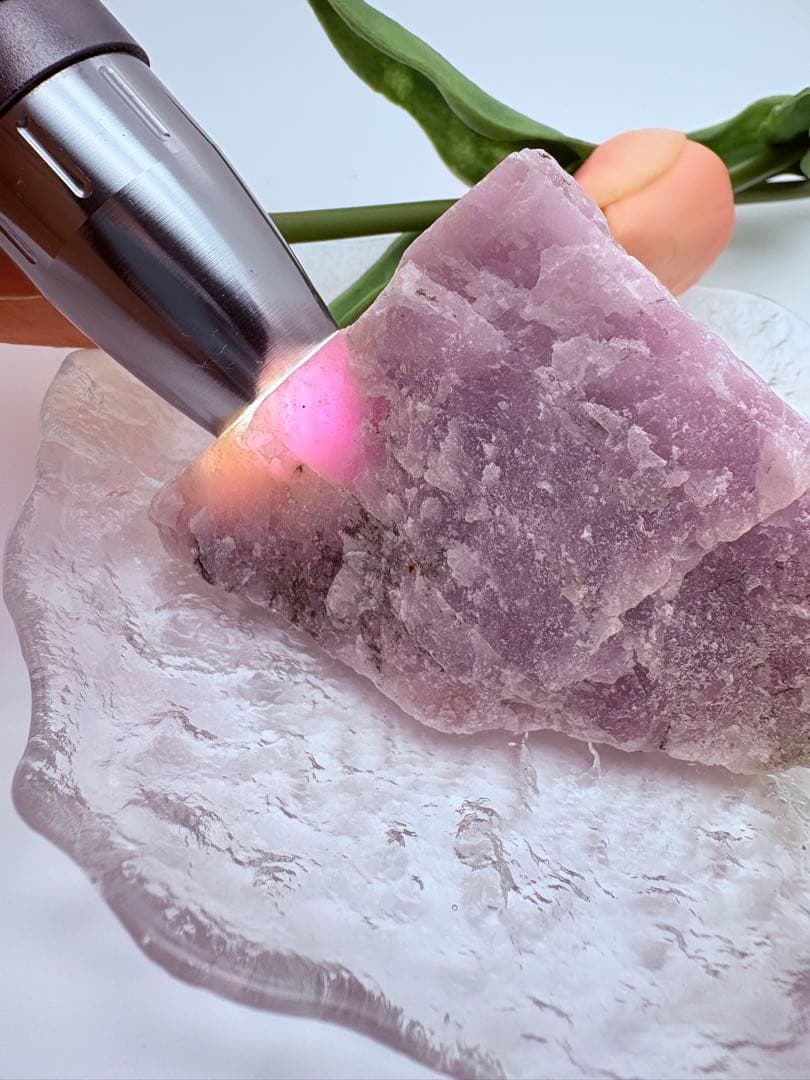 高品質クンツァイト原石 ✦ 希少大きめ343g ✦ 強い浄化力 × 空間調和