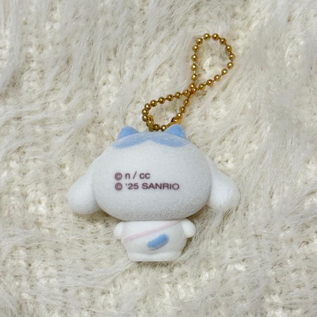 ちいかわ×サンリオ ハチワレ シナモン キーホルダー フロッキー