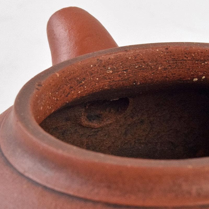 中国 孟臣製 清泉石上流 紫砂 朱泥 急須 茶壷 C R9043