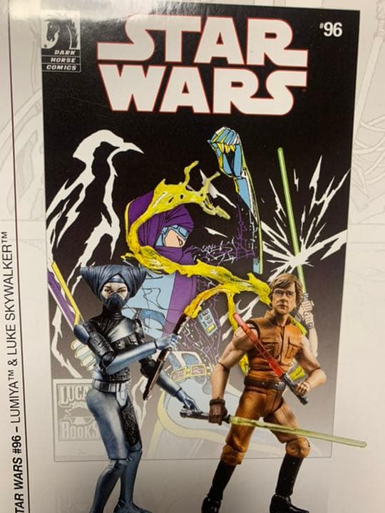 スターウォーズ ルーク ルミア コミックパック ベーシックフィギュア