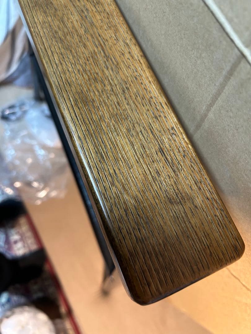 ブラウン ファブリック ソファ　ヴィンテージ　インダストリアル　ほぼ未使用