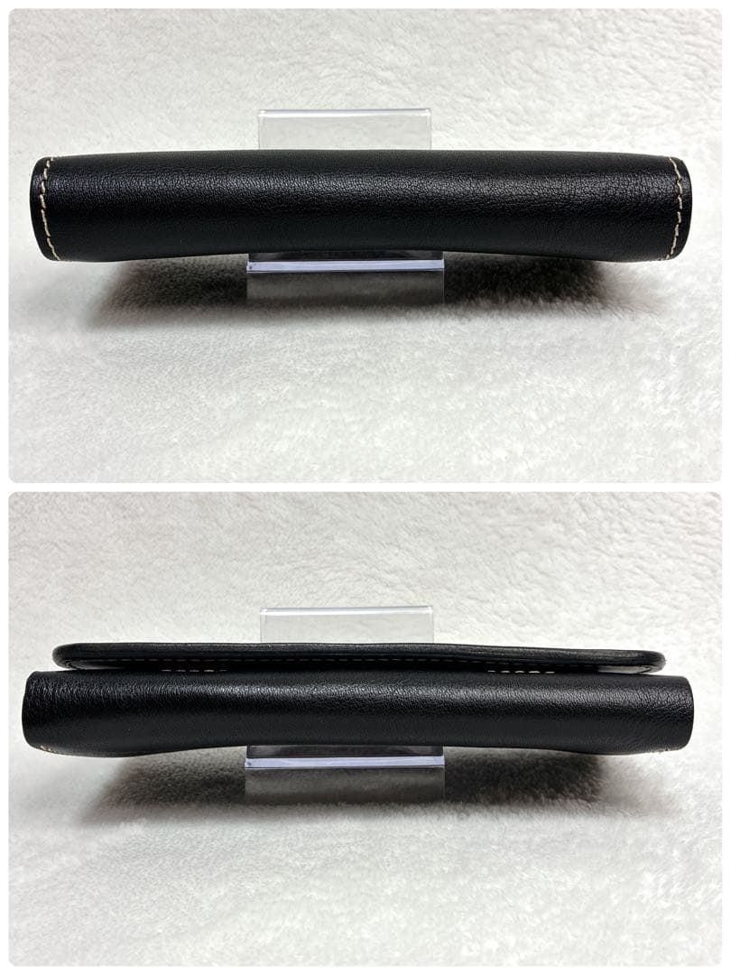 ⭐️未使用級⭐️ ポルコロッソPORCO ROSSO 長財布 ブラック　オールレザー