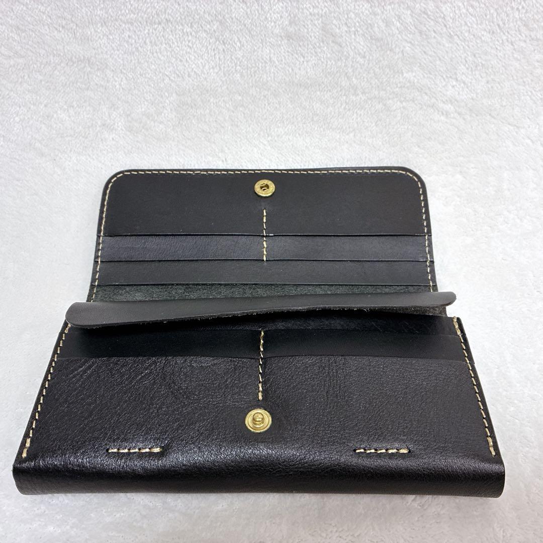 ⭐️未使用級⭐️ ポルコロッソPORCO ROSSO 長財布 ブラック　オールレザー