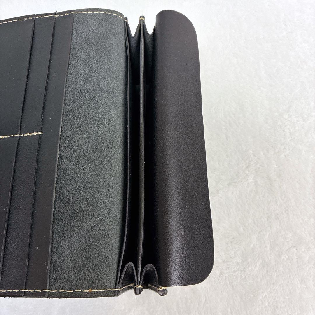 ⭐️未使用級⭐️ ポルコロッソPORCO ROSSO 長財布 ブラック　オールレザー