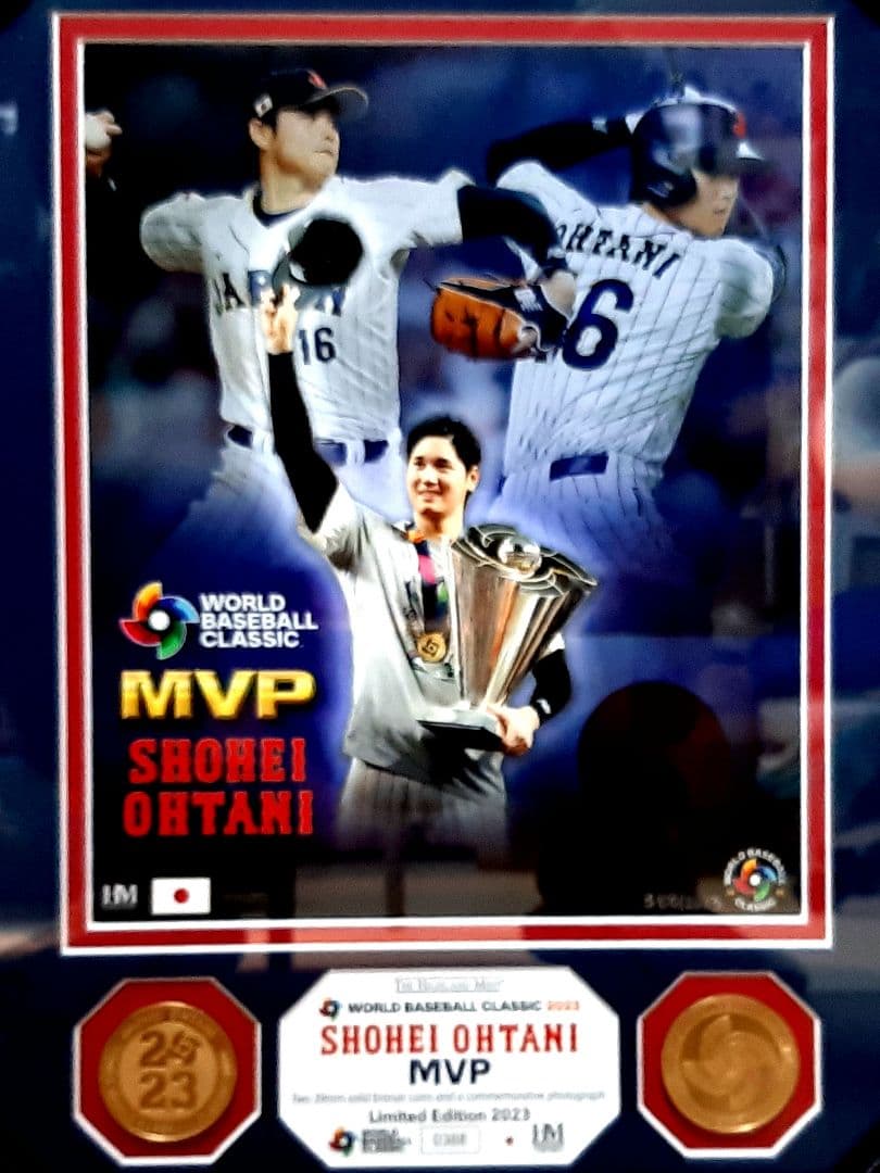 シリアル№388】大谷翔平・2023WBC・MVP／ダブルコインフォトミント③