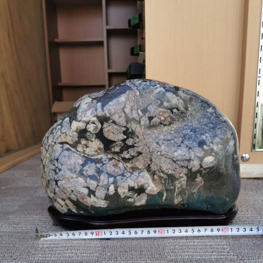 根尾谷産　菊花石　11.2キロ　鑑賞石　石　置物　オブジェ　インテリア　盆石