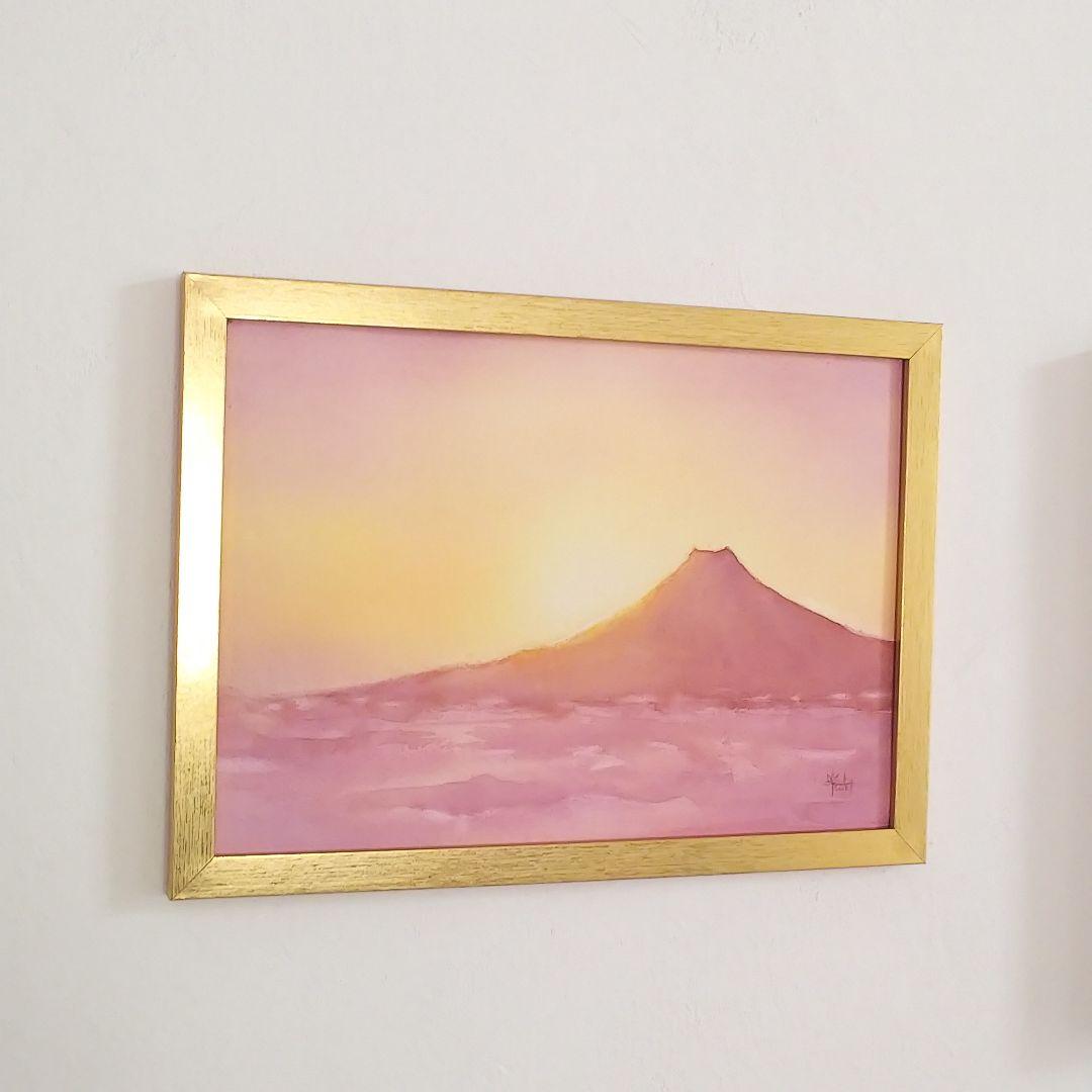 癒しの水彩画1123 mt.fuji