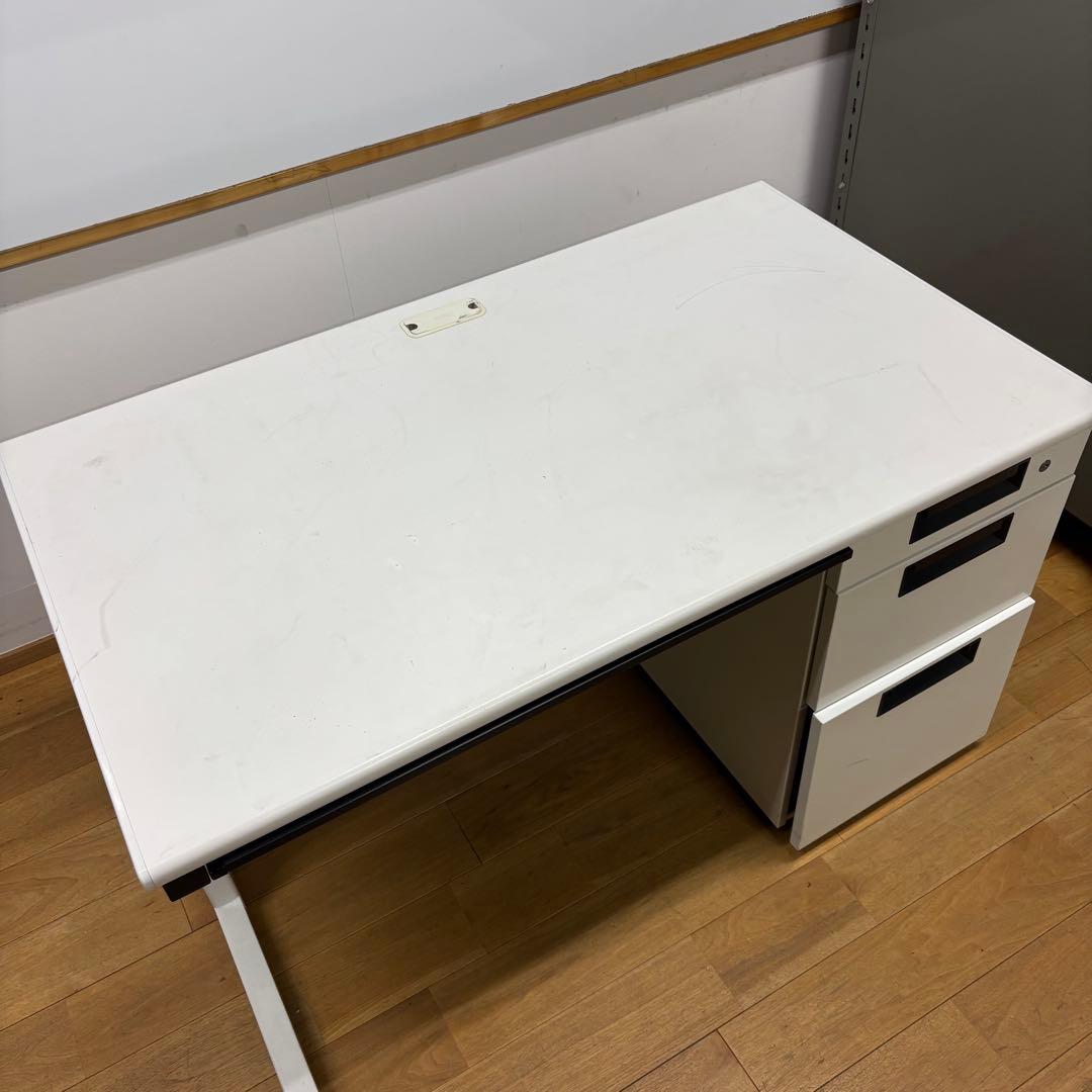 引取限定 鍵無し 片袖 ワークデスク オフィスデスク 事務用品 シンプル 机