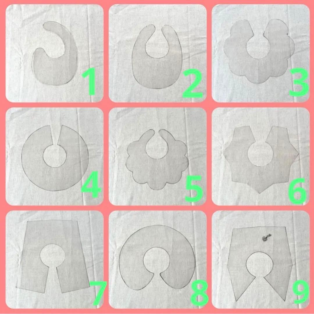 ベビー スタイ 型紙セット ハンドメイド セーラー うさ耳 くま耳