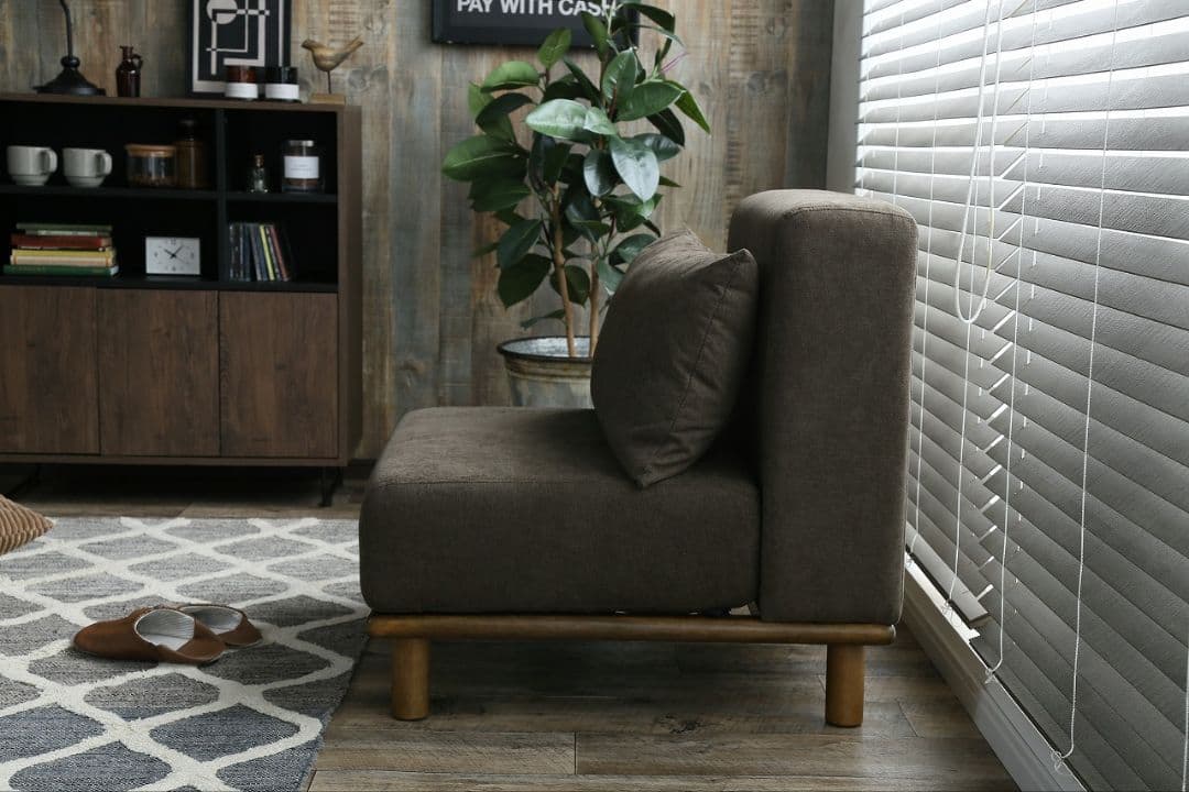 《新品・送料無料》【1人掛け】 Ivy 1人掛けローソファ