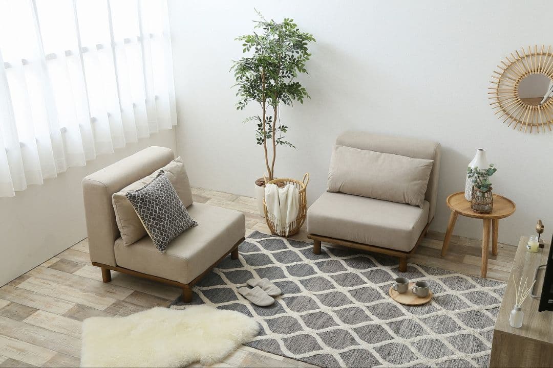 《新品・送料無料》【1人掛け】 Ivy 1人掛けローソファ