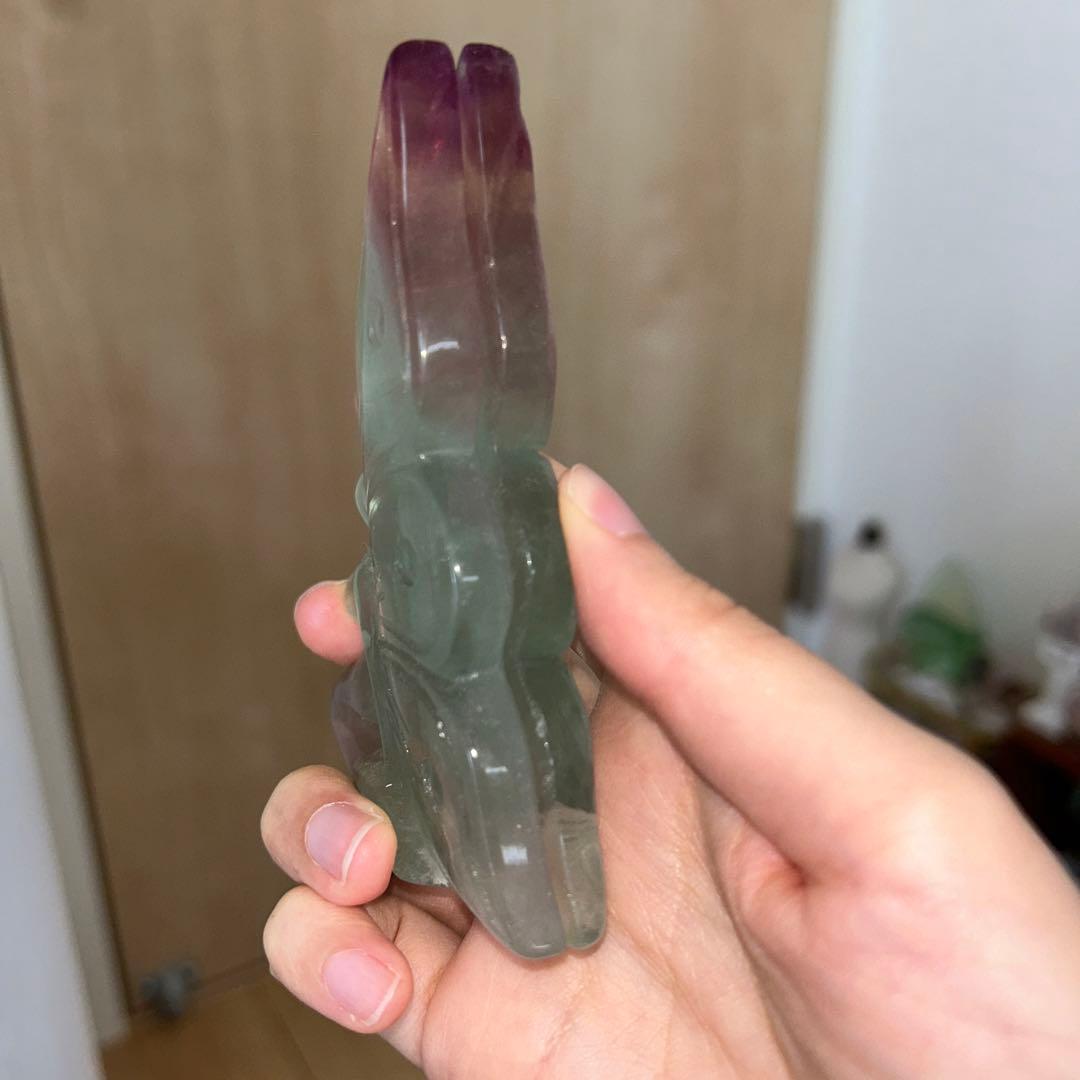 キャンディ フローライト 妖精 高品質 天然石