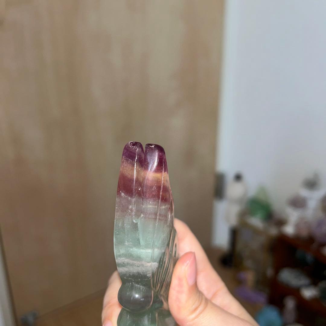 キャンディ フローライト 妖精 高品質 天然石