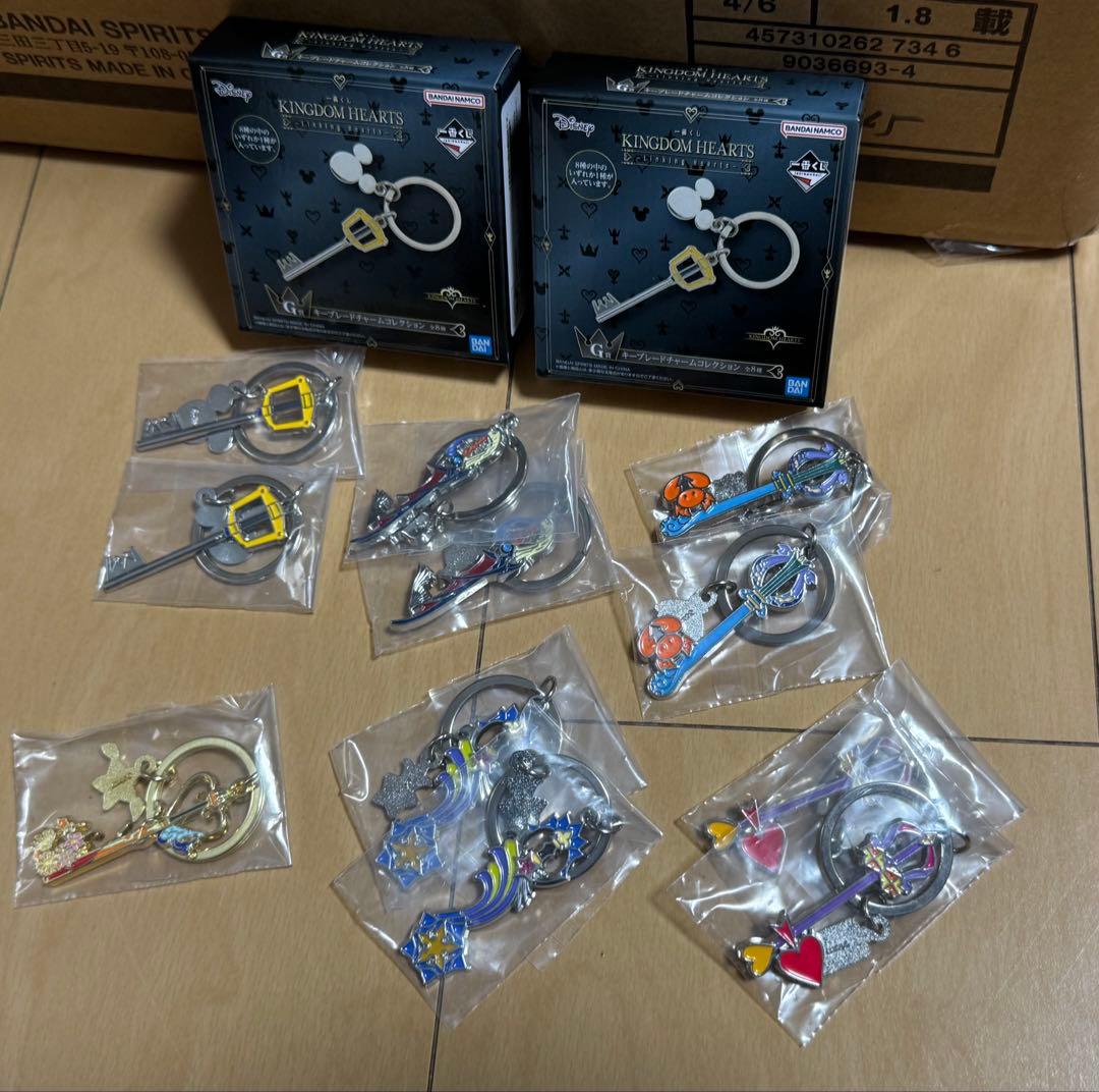 「一番くじ」KINGDOM HEARTS フィギュア＆ガラスプレートなどのセット