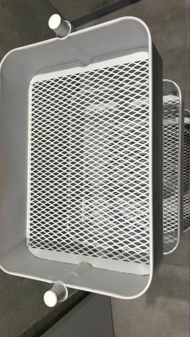 グレー　メタルメッシュワゴン ３段×3台まとめて！