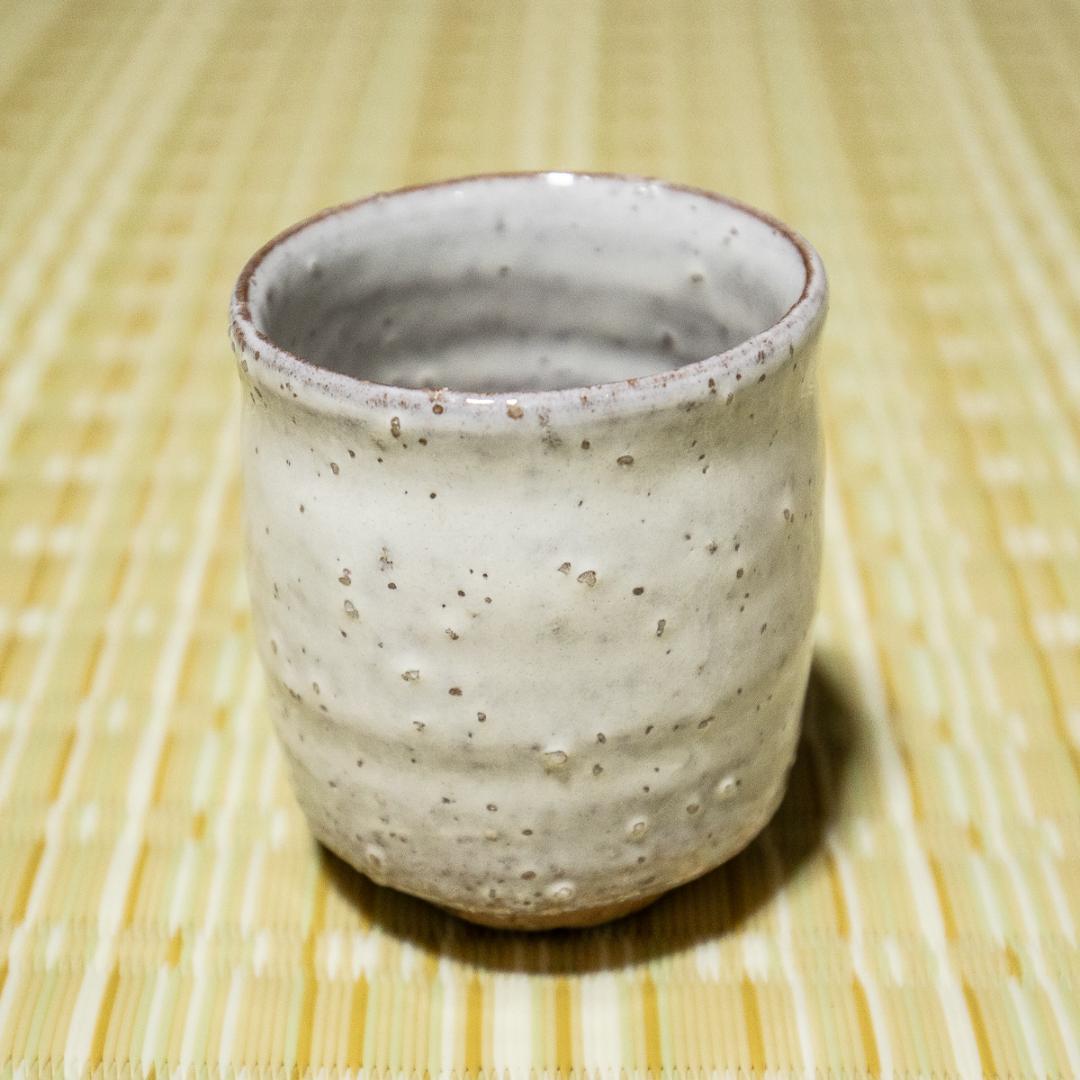 892  波多野善蔵　萩湯呑　共箱