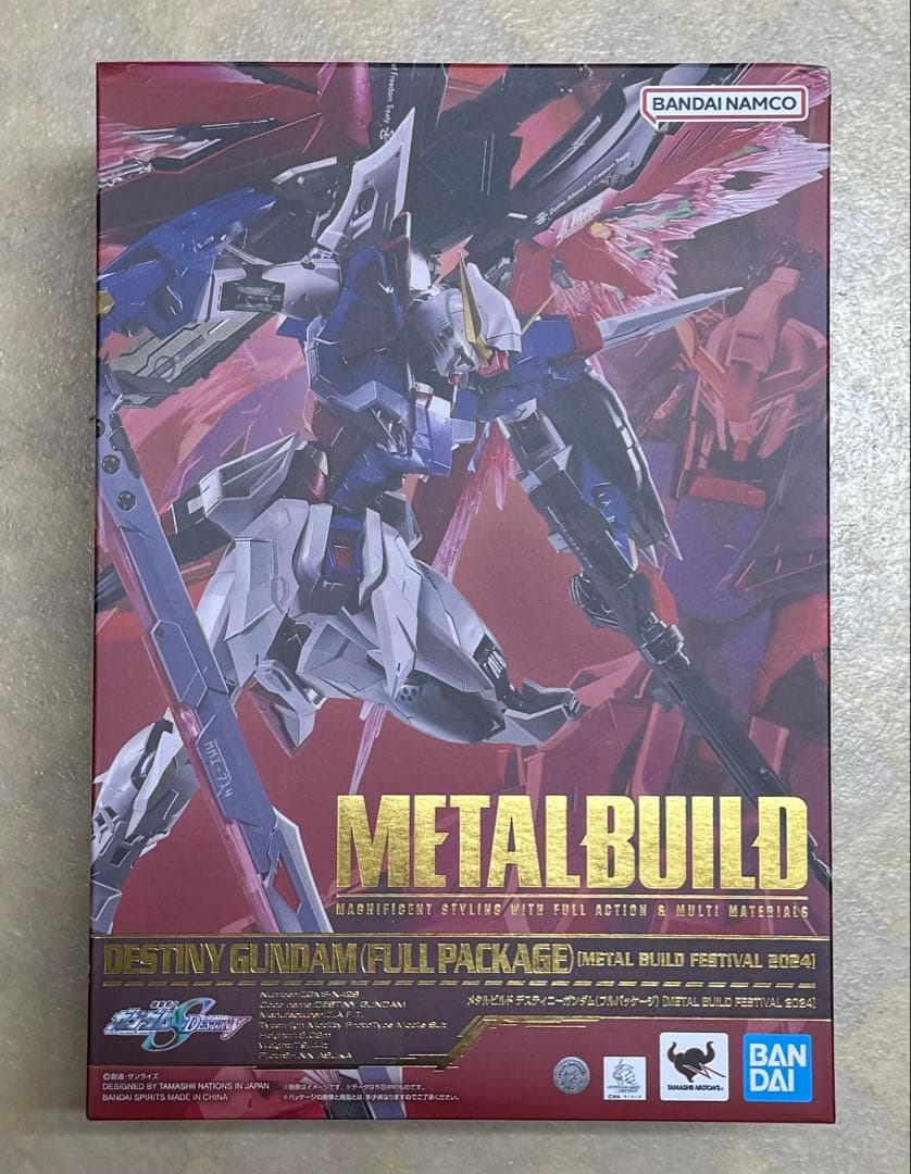 【新品未開封】メタルビルド デスティニーガンダム （フルパッケージ）2024