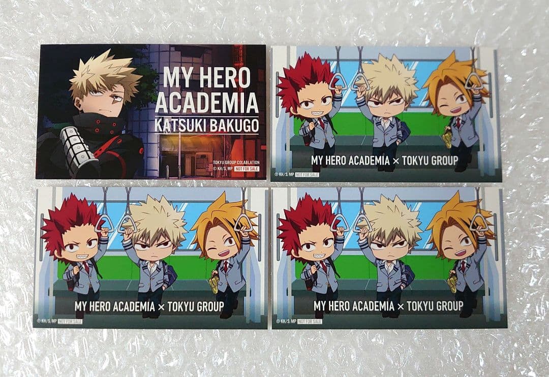 ヒロアカ 渋谷 東急コラボ 爆豪勝己 缶バッジ 購入特典 カード
